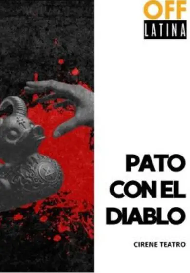 Cartel de Pato con el diablo