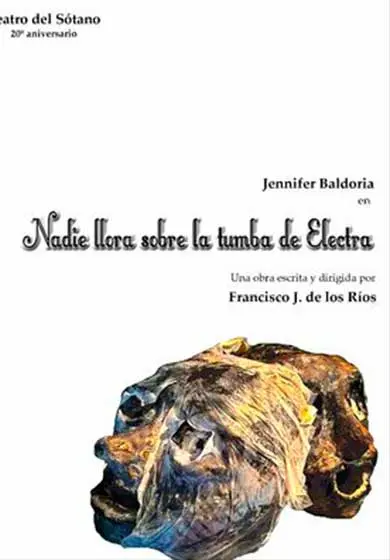 Cartel de Nadie llora sobre la tumba de Electra
