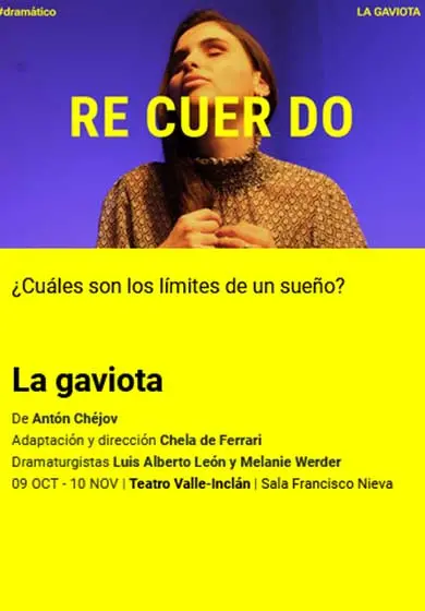 Cartel de La Gaviota - Chela De Ferrari