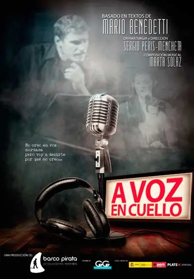 Cartel de Sergio Peris-Mencheta: A voz en cuello
