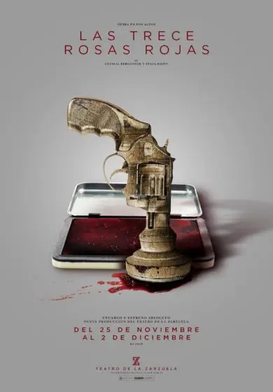 Cartel de Las trece rosas rojas