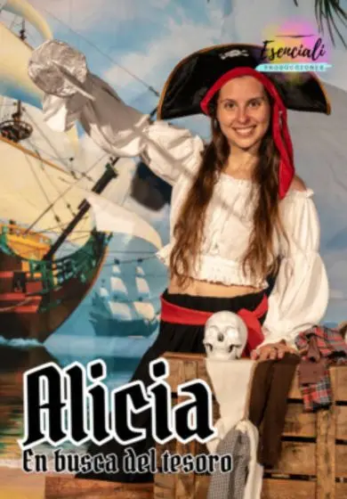 Cartel de Alicia en busca del tesoro