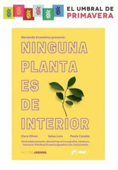 Cartel de Ninguna planta es de interior