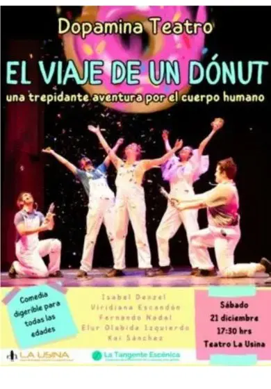 Cartel de El viaje de un dónut