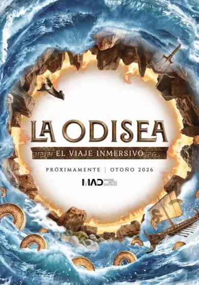 Cartel de La Odisea. El viaje inmersivo