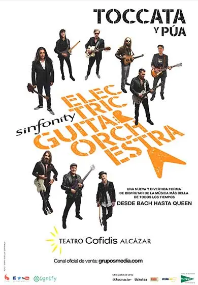Cartel de Sinfonity: Toccata y Púa