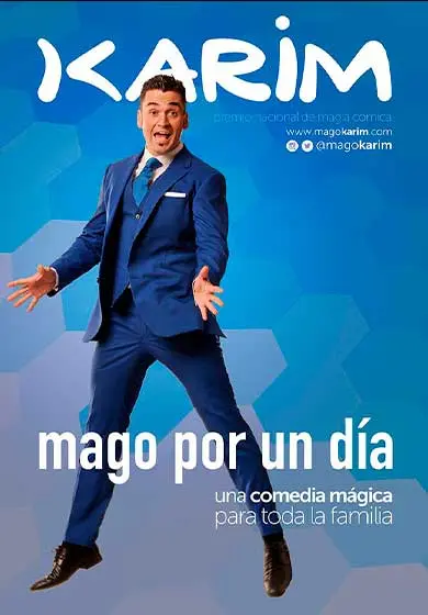 Cartel de Karim: Mago por un día