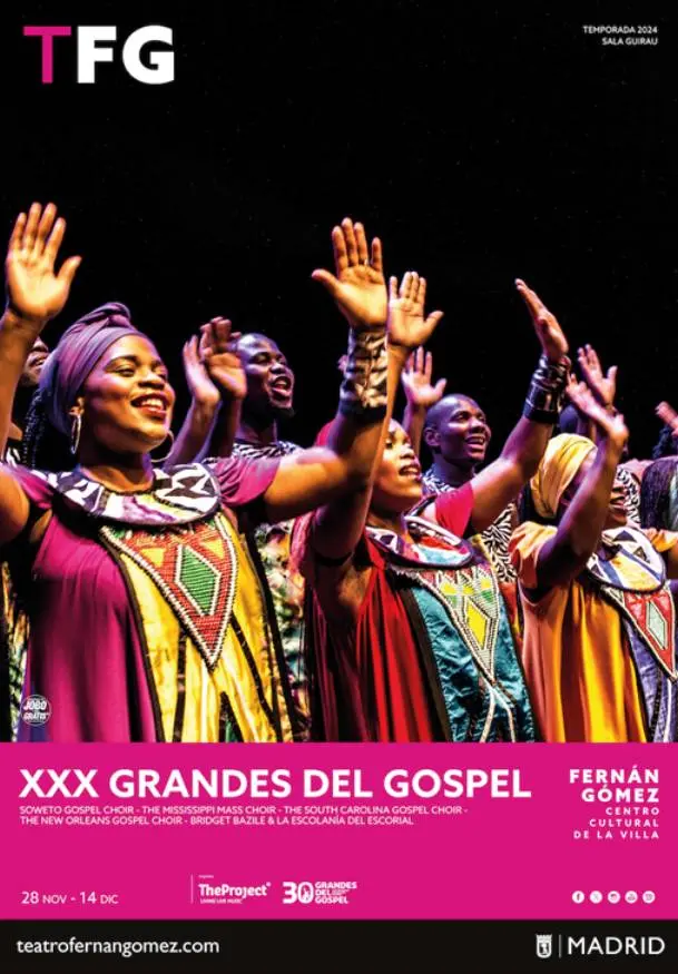 Cartel de XXX Grandes del Góspel