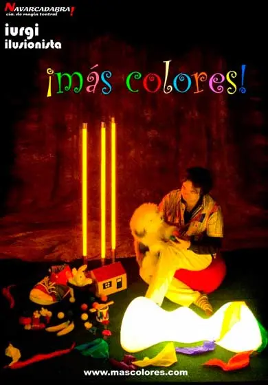 Cartel de ¡Más colores!