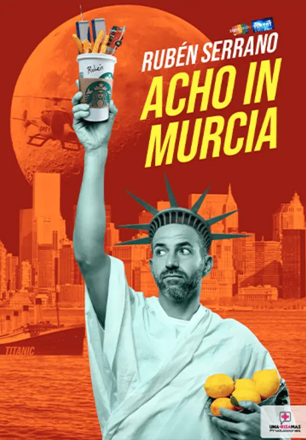 Cartel de Rubén Serrano; Acho in Murcia