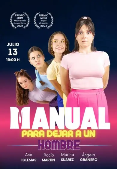 Cartel de Manual para dejar un hombre