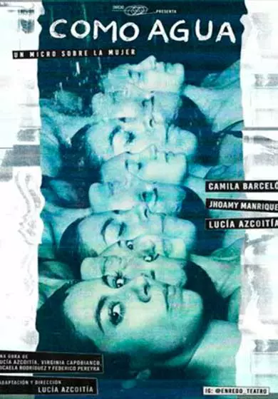 Cartel de Como agua