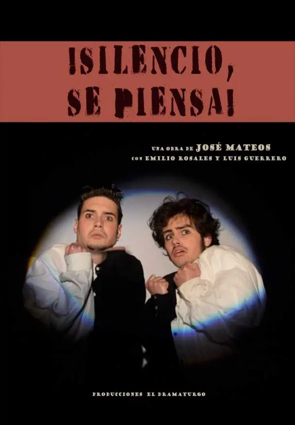 Cartel de ¡Silencio, se piensa!