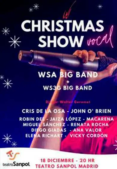 Cartel de Christmas Show Vocal