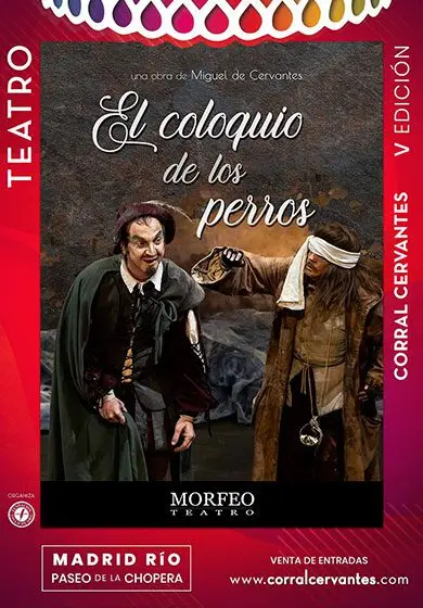 Cartel de Morfeo Teatro: El Coloquio de los Perros