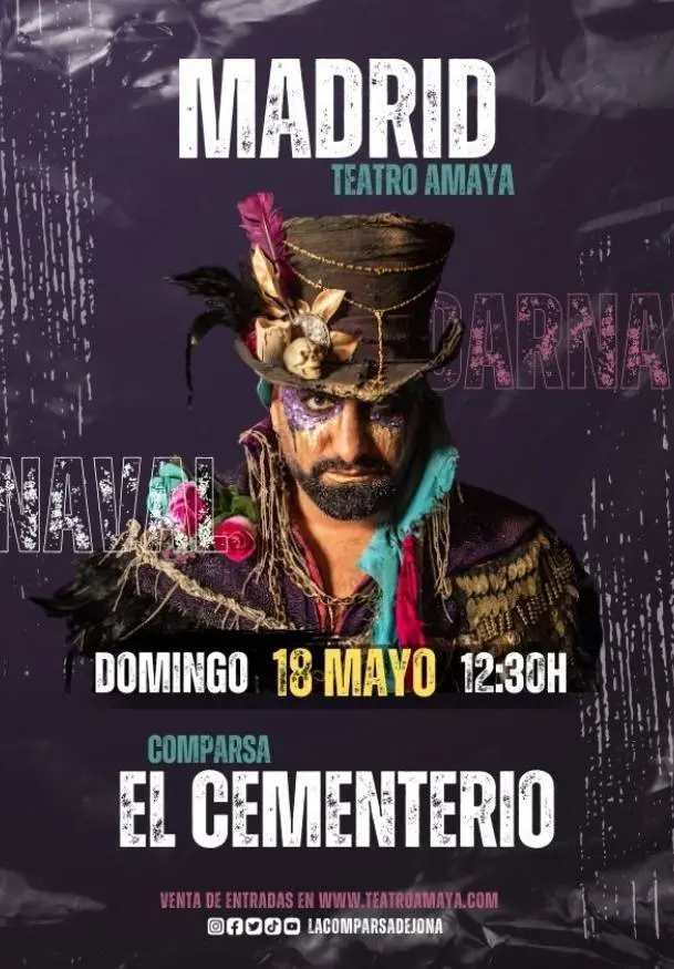 Cartel de La comparsa del Jona 'El cementerio' / Carnaval de Cádiz