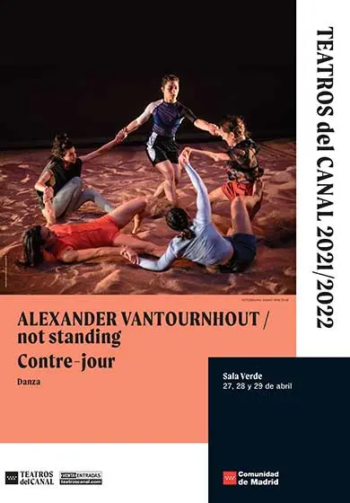 Cartel de Alexander Vantournhout / not standing: Contre-jour
