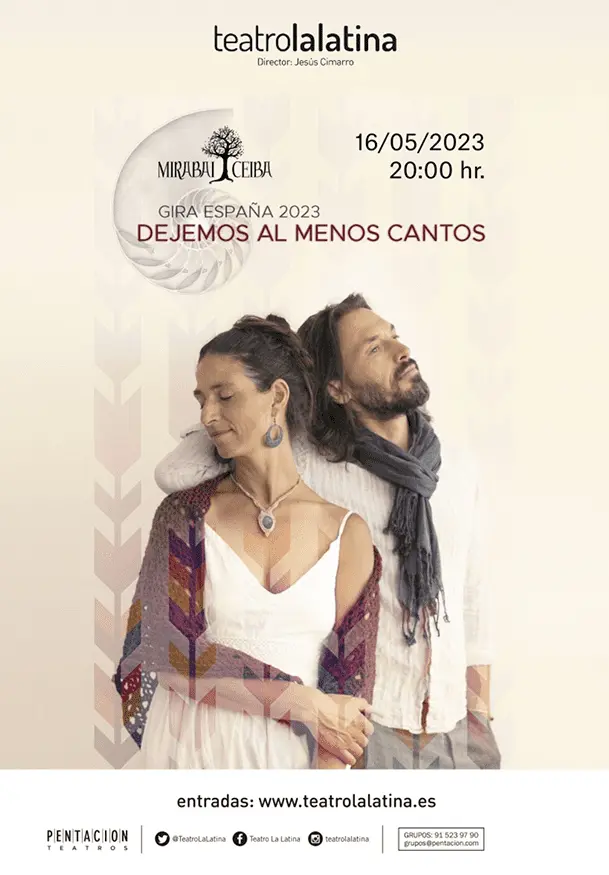 Cartel de Mirabai Ceiba: Dejemos al menos cantos