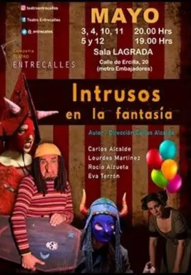 Cartel de Intrusos en la fantasía