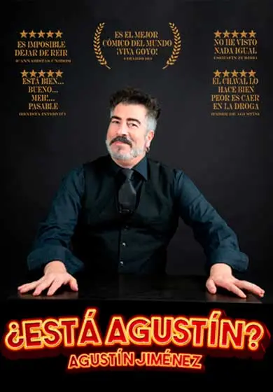 Cartel de Agustín Jiménez: ¿Está Agustín?