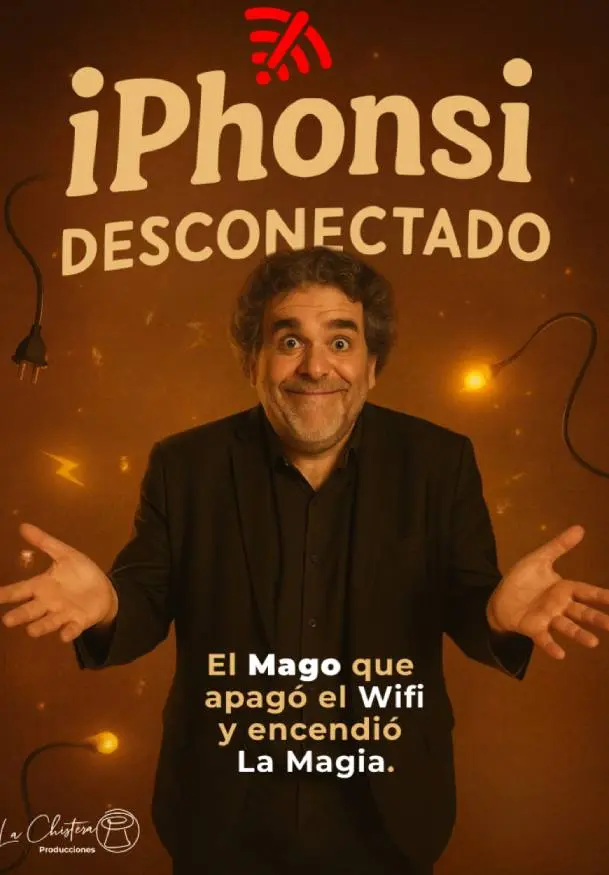 Cartel de Iphonsi Desconectado