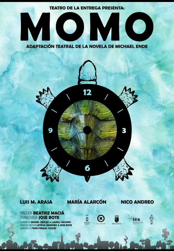 Cartel de Teatro de la Entrega: MOMO