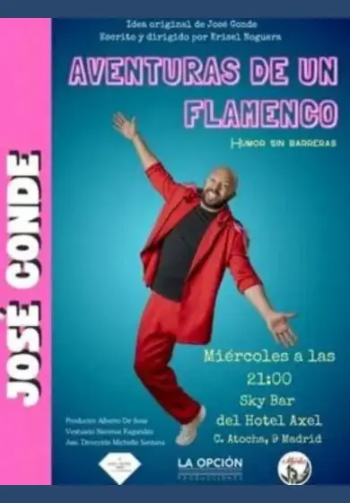Cartel de Aventuras de un flamenco