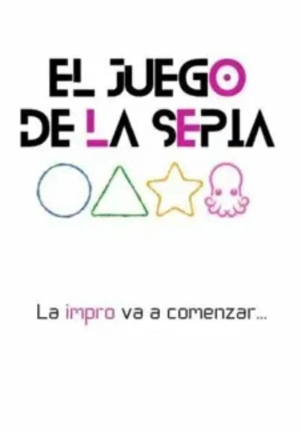 Cartel de El juego de la sepia