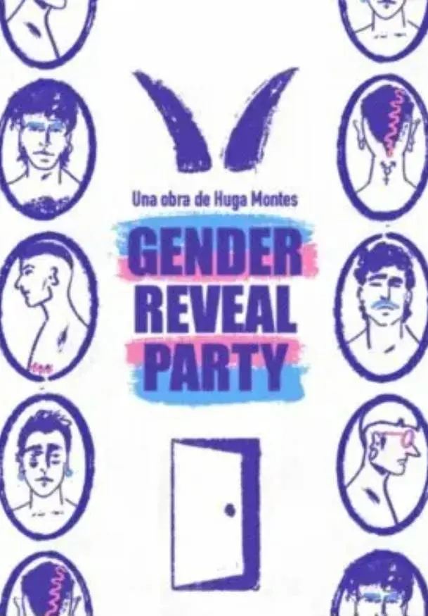 Cartel de Gender reveal party