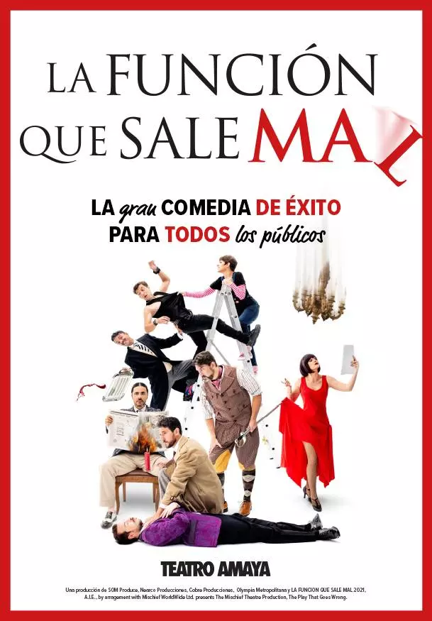 Cartel de La función que sale mal