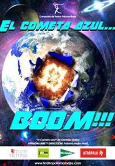 Cartel de El Cometa Azul