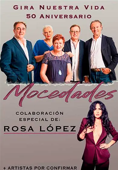 Cartel de Mocedades en concierto