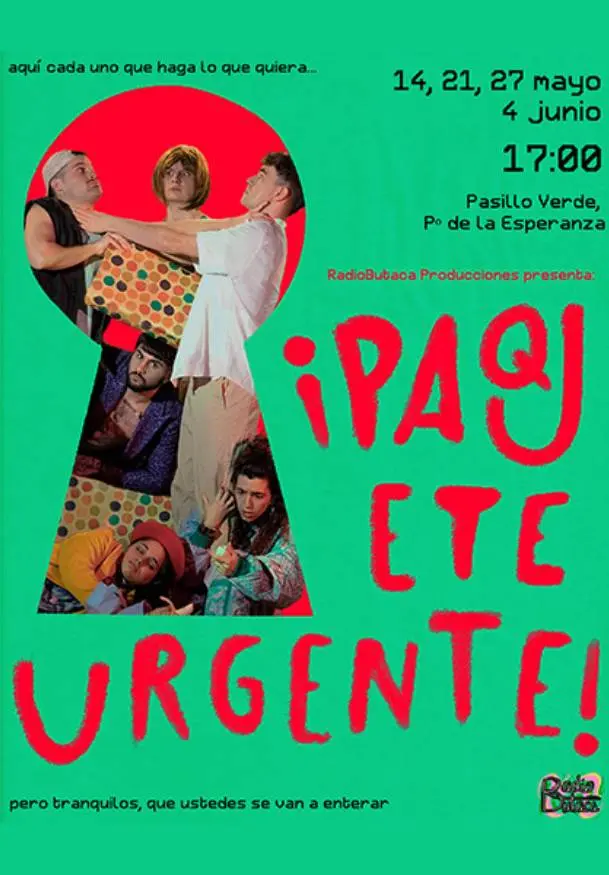 Cartel de ¡Paquete Urgente!