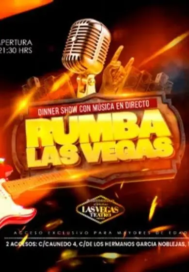 Cartel de Rumba Las Vegas
