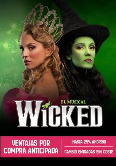 Cartel de Wicked, el musical