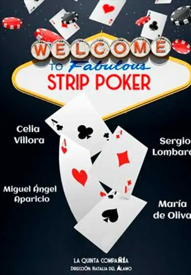 Cartel de La Quinta Compañía: Strip Poker