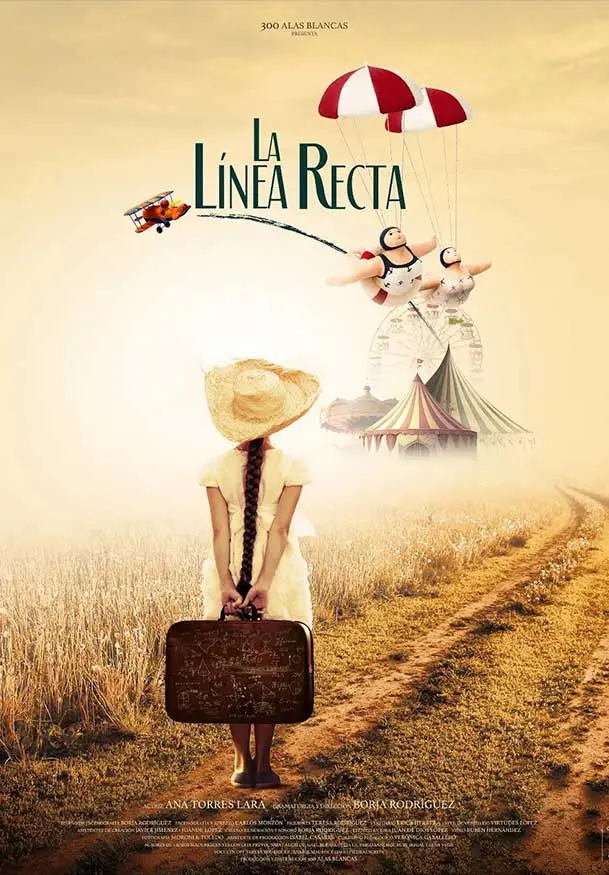 Cartel de La línea recta