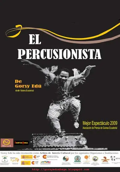 Cartel de El Percusionista