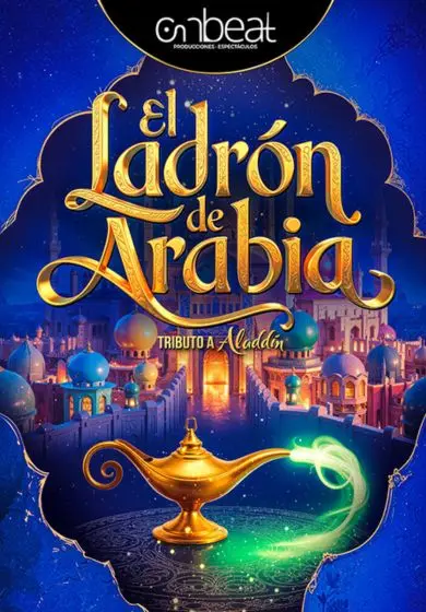 Cartel de El ladrón de Arabia - Tributo a Aladdín