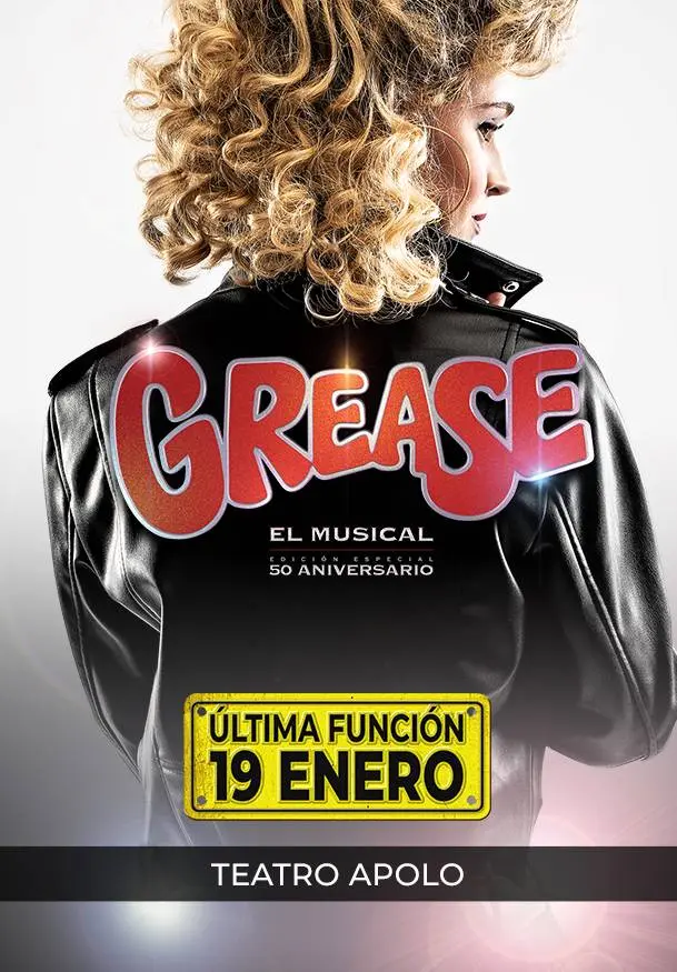 Cartel de Grease, el musical