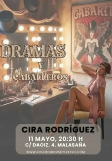 Cartel de Dramas y caballeros