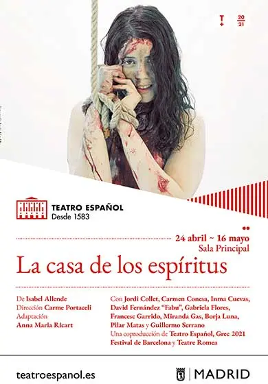 Cartel de La casa de los espíritus