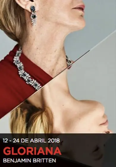 Cartel de Benjamin Britten: Gloriana