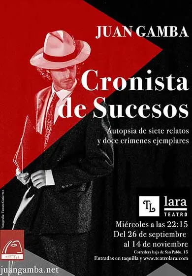 Cartel de Cronista de sucesos