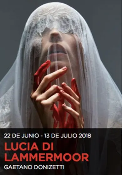 Cartel de Gaetano Donizetti: Lucia di Lammermoor