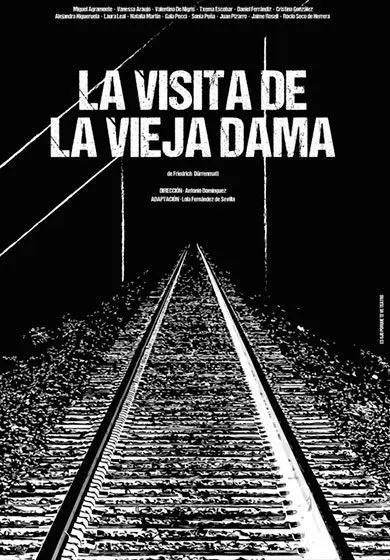 Cartel de La visita de la vieja dama