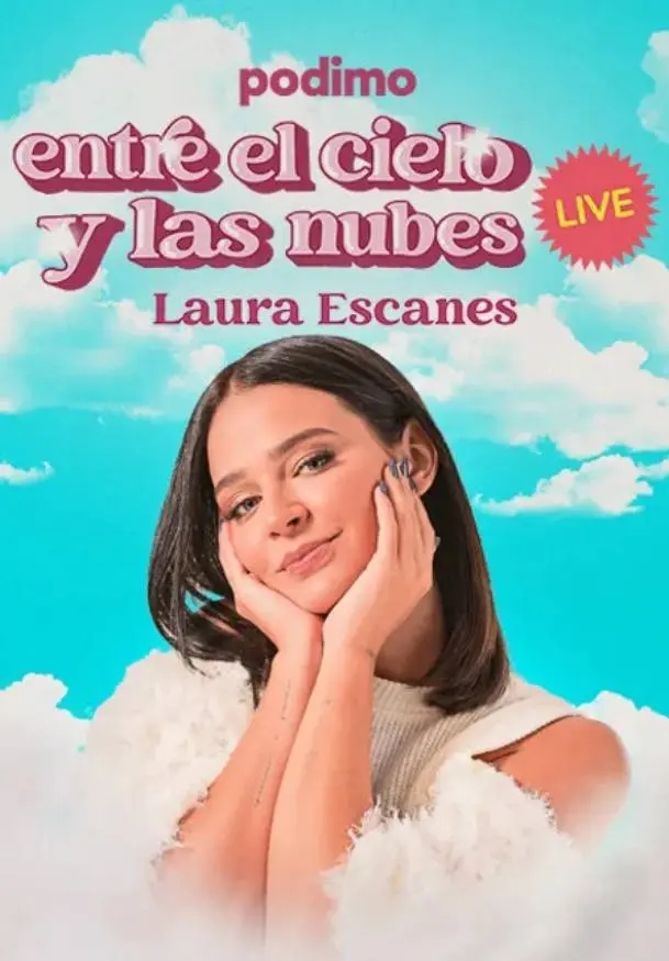 Cartel de Laura Escanes. Entre el cielo y las nubes