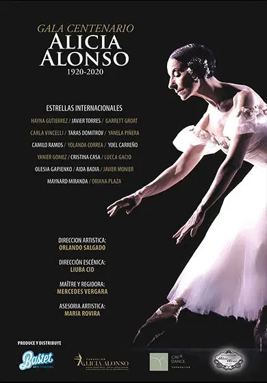 Cartel de Gala Centenario Alicia Alonso 1920-2020