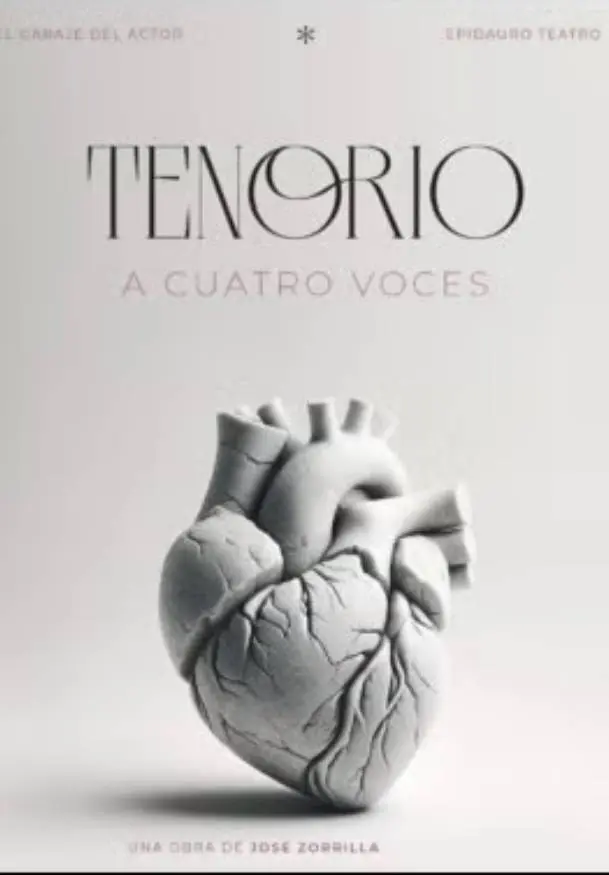 Cartel de Un Tenorio a cuatro voces