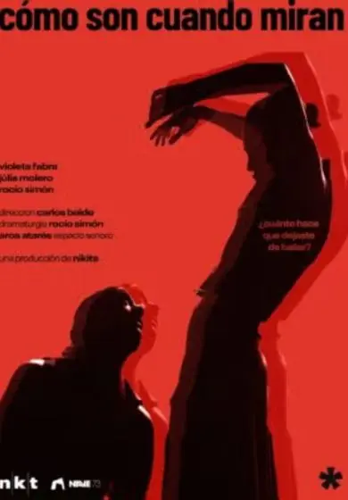 Cartel de Cómo son cuando miran